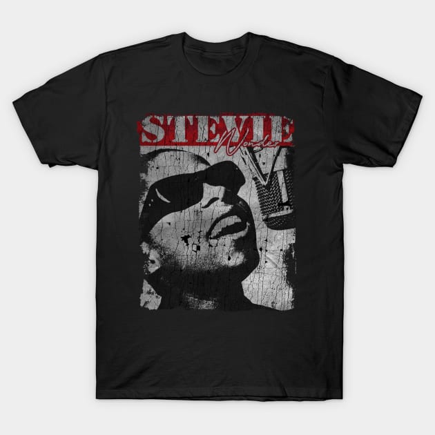 TEXTURE ART - Stevie Wonder Kids T-Shirt by ZiziVintage